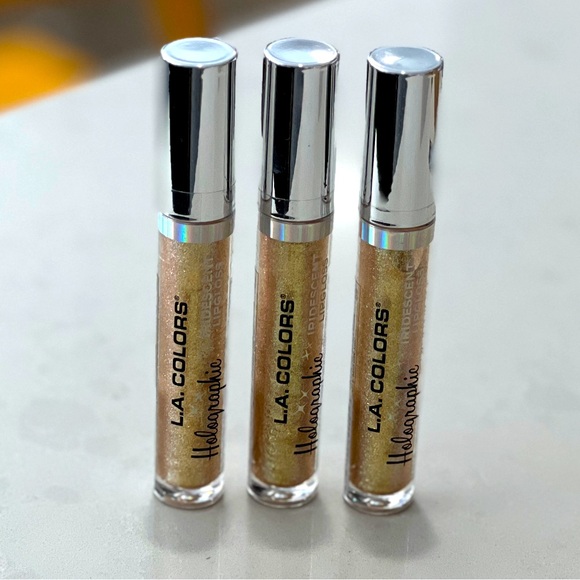 (3) L.A. Colors Holographic Iridescent Lipgloss Bundle - Picture 2 of 6